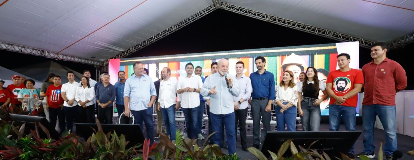 Iracema Vale participa de solenidade com o presidente Lula para anúncio de investimentos no Maranhão