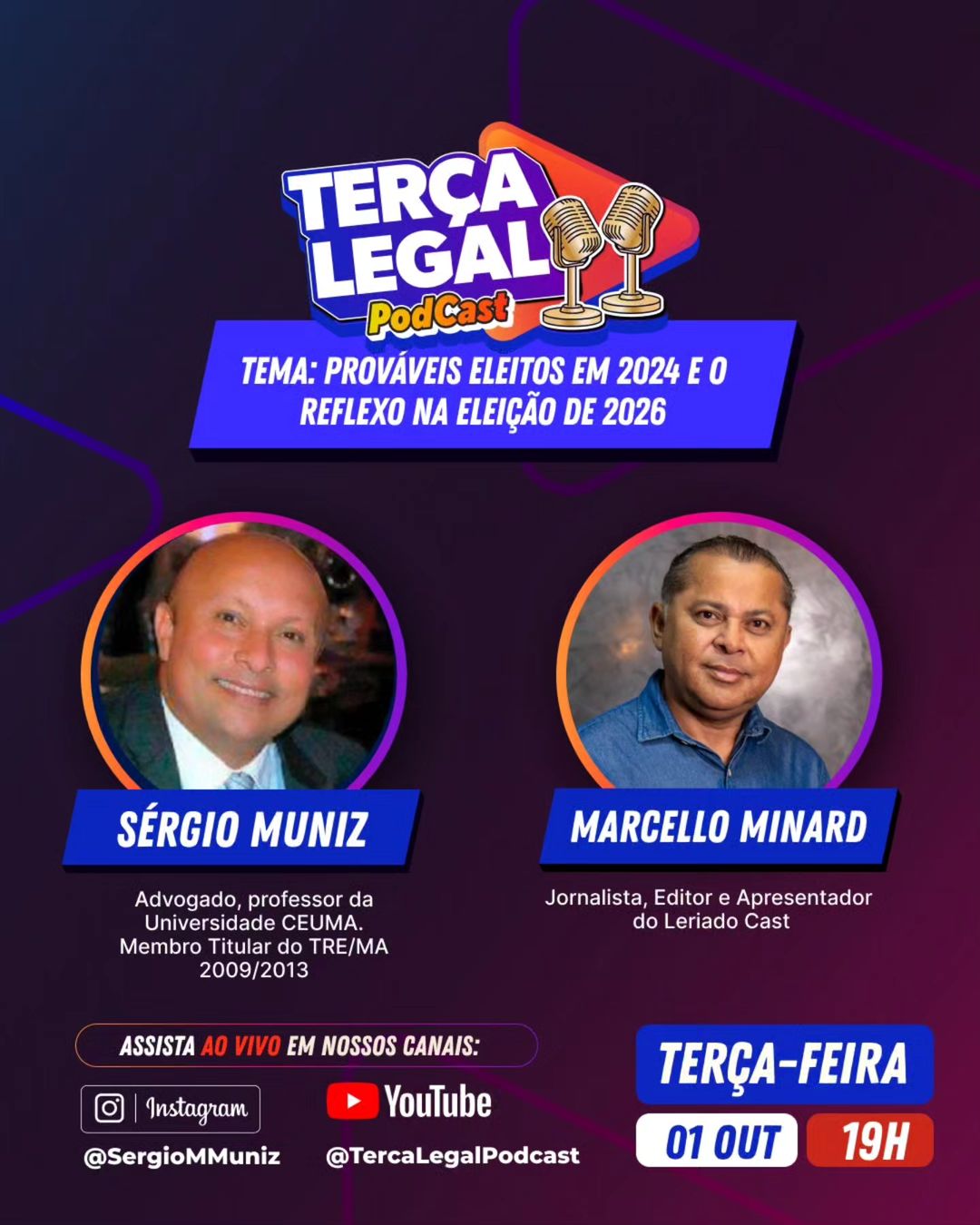 Eleições 2024 em foco: Marcello Minard é o convidado especial do Terça Legal Podcast hoje