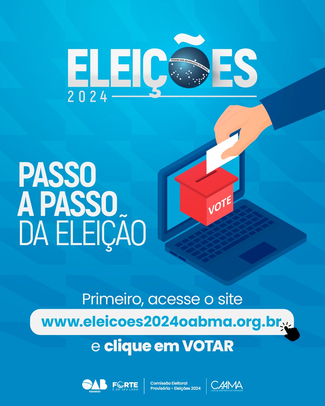 Eleições OAB/MA 2024: Veja o passo a passo da votação online que acontece hoje (18)